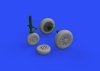 Eduard 648524 F-104 wheels late 1/48 KINETIC MODEL